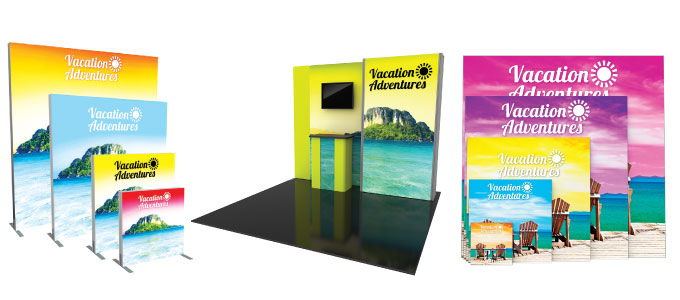A-One Exhibits Portable and Modular Displays